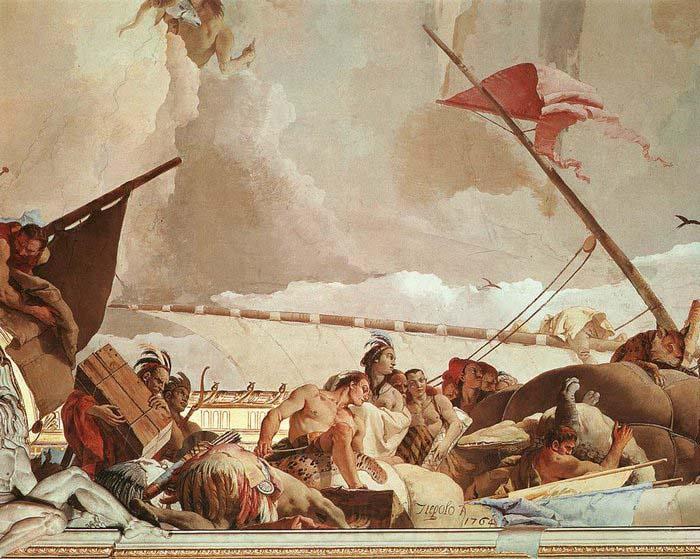 Giovanni Battista Tiepolo Glory of Spain France oil painting art
